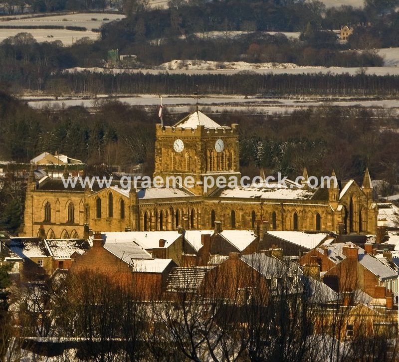 Hexham in winter , Northumberland
