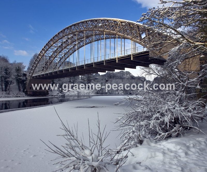 Points Bridge and River Tyne near Wylam,  Northumberland