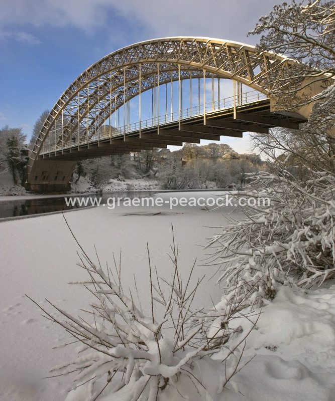 Points Bridge and River Tyne near Wylam,  Northumberland