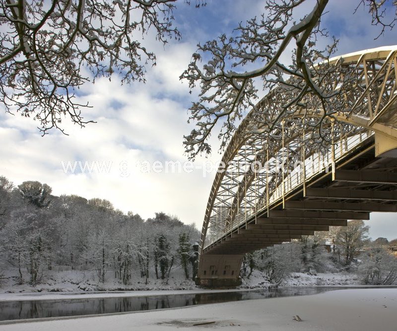Points Bridge and River Tyne near Wylam,  Northumberland