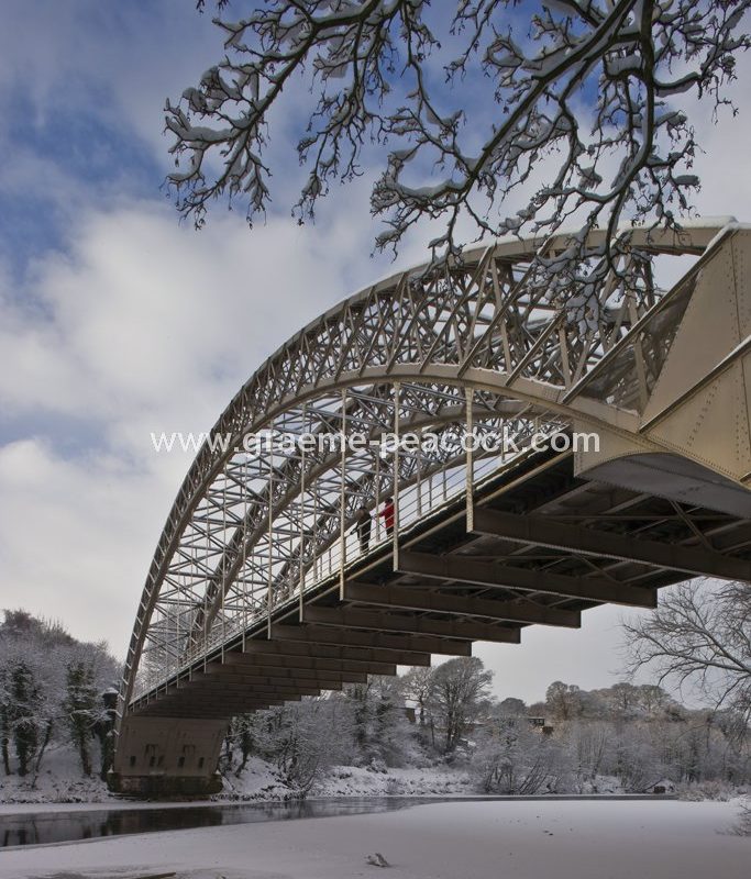 Points Bridge and River Tyne near Wylam,  Northumberland