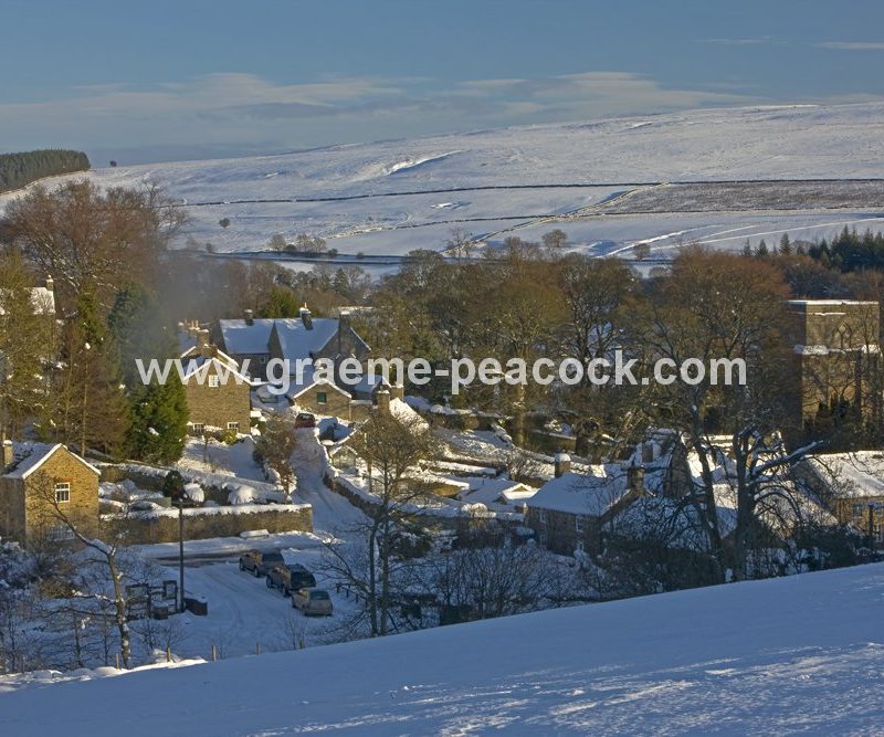 Blanchland Village in winter, Northumberland