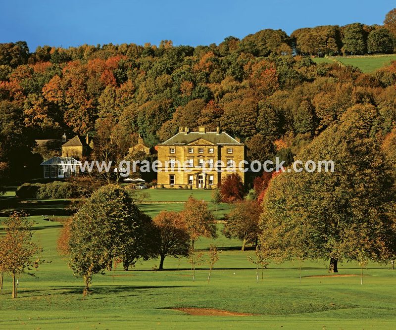 Autumn colours at Close House Golf and Country Club near Wylam, Northumberland