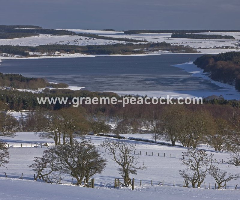 Derwent Reservoir seen from near Blanchland, Northumberland
