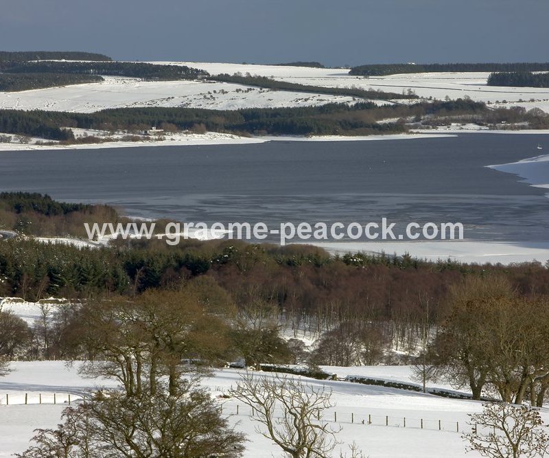 Derwent Reservoir seen from near Blanchland, Northumberland