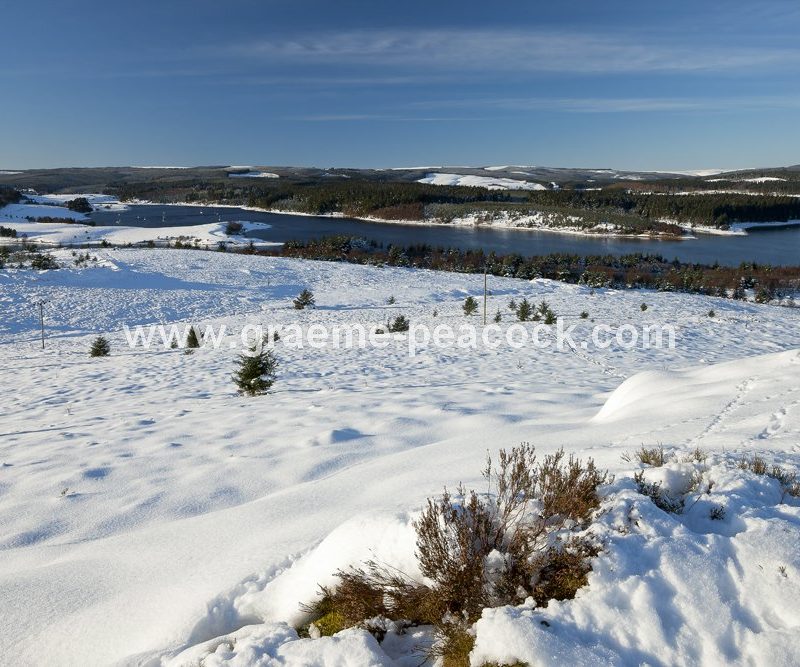 Kielder Water and Forest Park in winter, Northumberland