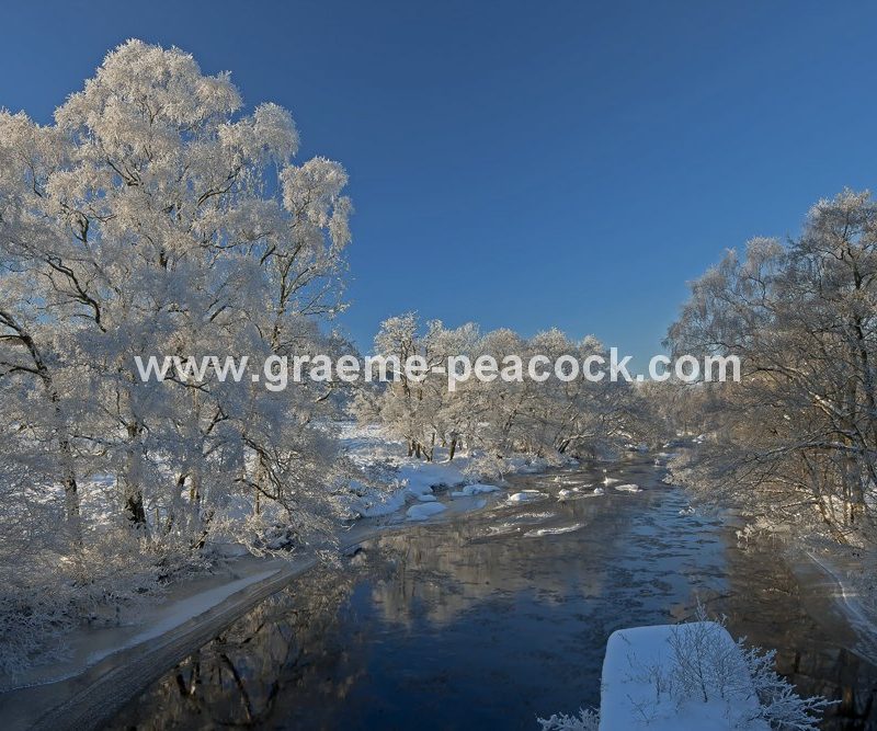 Redesmouth and River Rede in winter, Northumberland