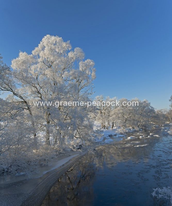 Redesmouth and River Rede in winter, Northumberland