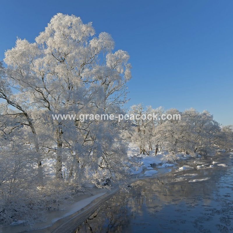 Redesmouth and River Rede in winter, Northumberland