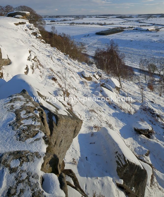 Shaftoe Crags near Belsay, Northumberland
