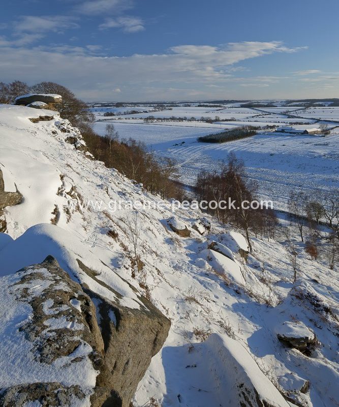 Shaftoe Crags near Belsay, Northumberland