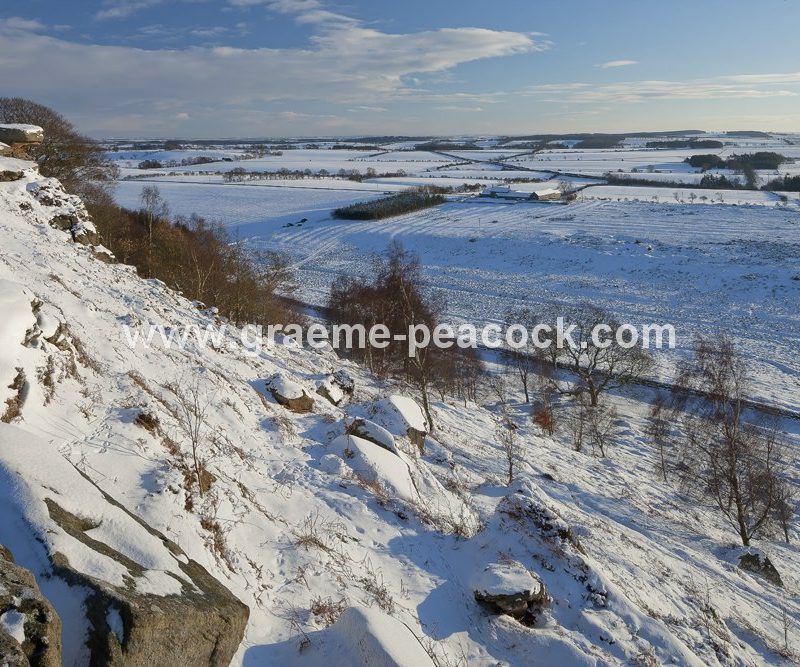 Shaftoe Crags near Belsay, Northumberland