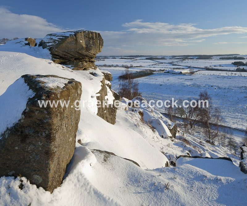 Shaftoe Crags near Belsay, Northumberland