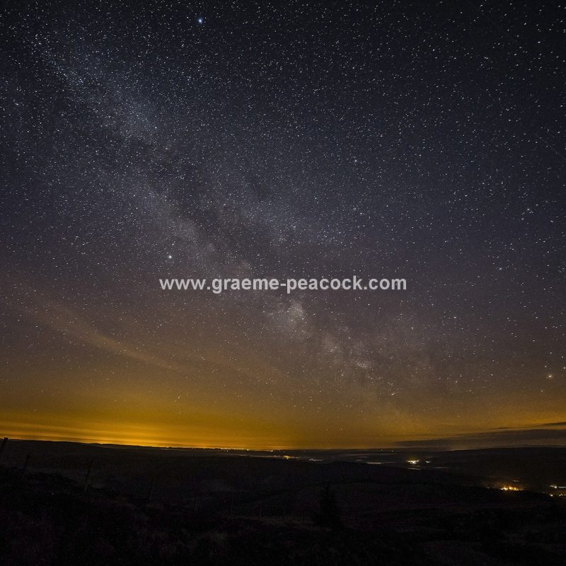 The Milky Way from Deadwater Fell, Kielder, Northumberland
