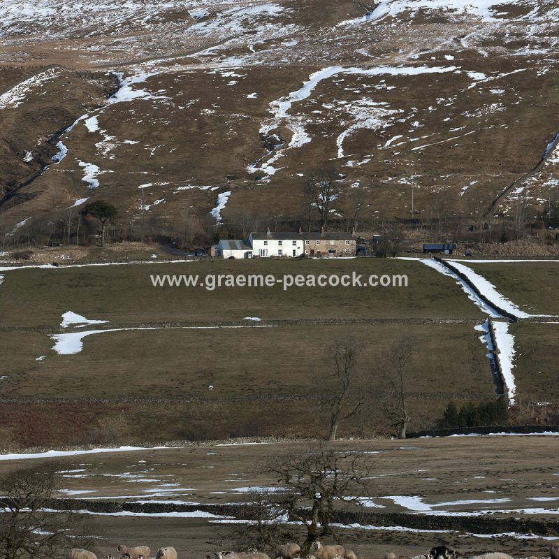Alston Moor in winter near Alston, Cumbria