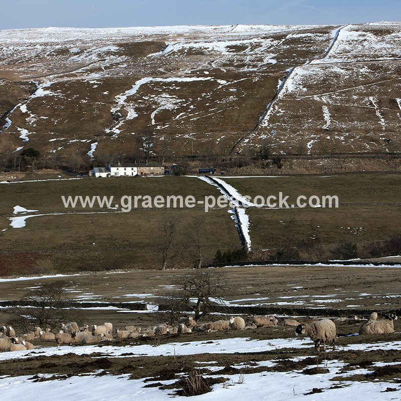 Alston Moor in winter near Alston, Cumbria