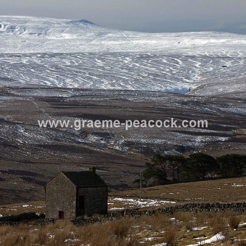 Alston Moor in winter near Alston, Cumbria
