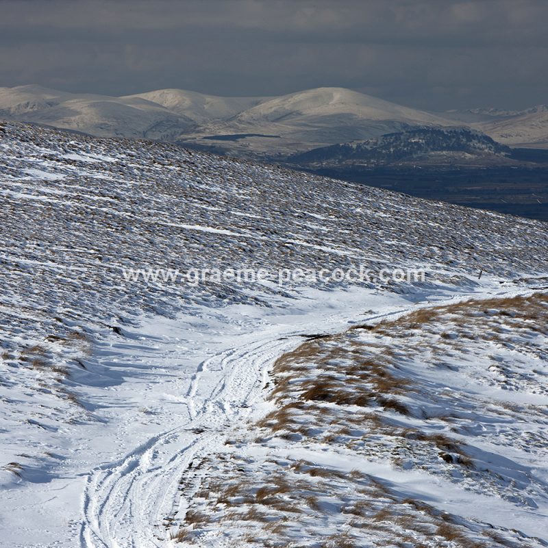 Alston Moor in winter near Alston, Cumbria