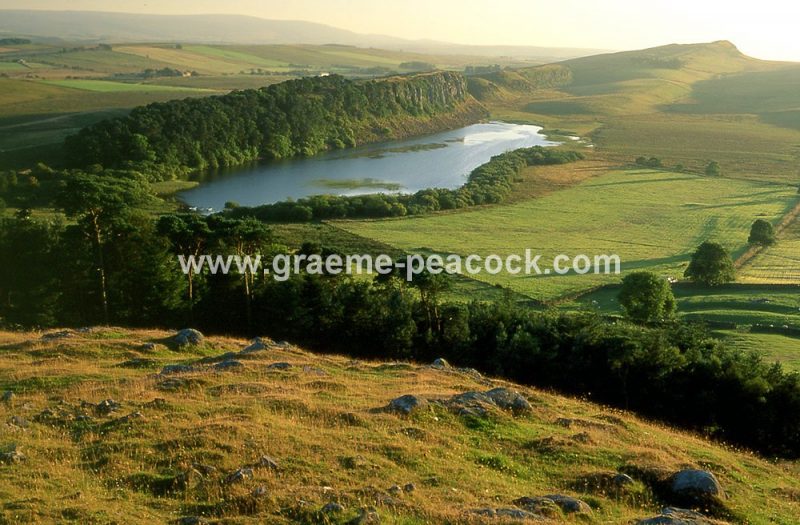 View West over Crag Lough from Hotbank Crags