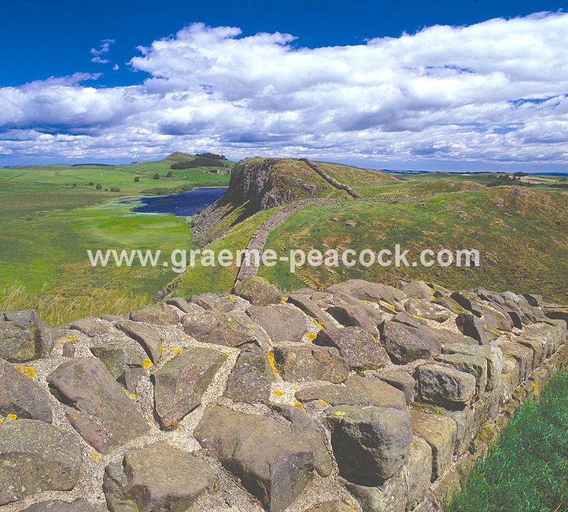 Hadrian's Wall Viewed East from Steel Rigg