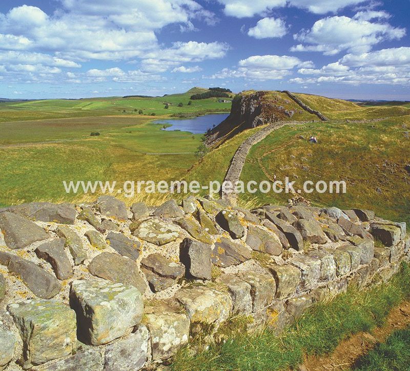 Hadrian's Wall Viewed East from Steel Rigg