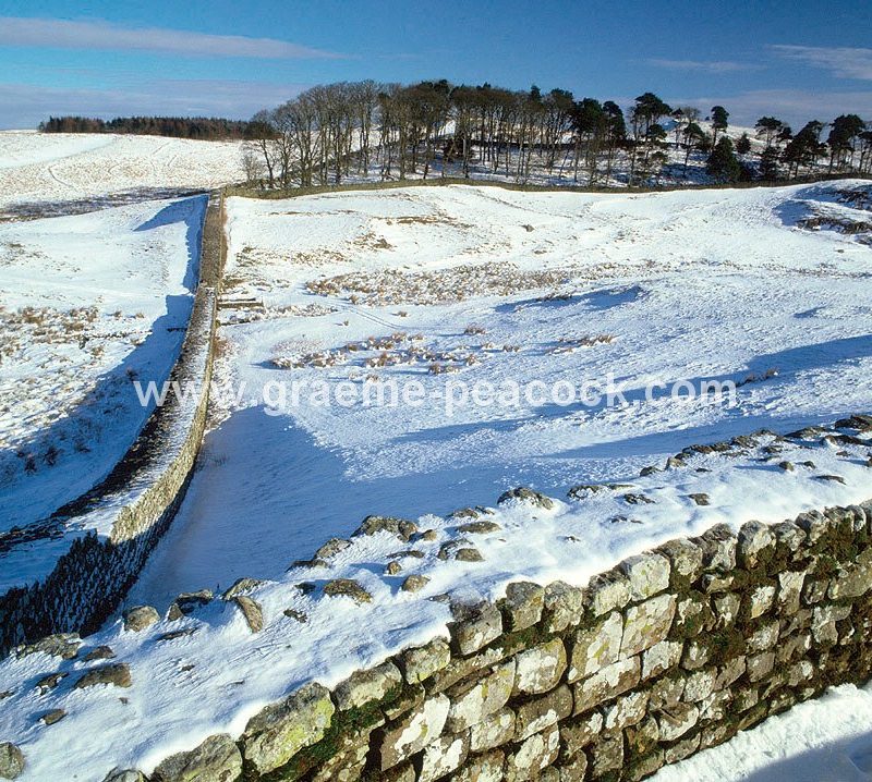 Hadrian's Wall near Housesteads