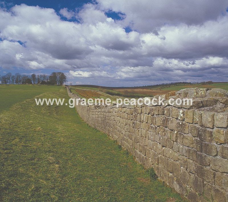 Hadrian's Wall, approaching Birdoswald Fort