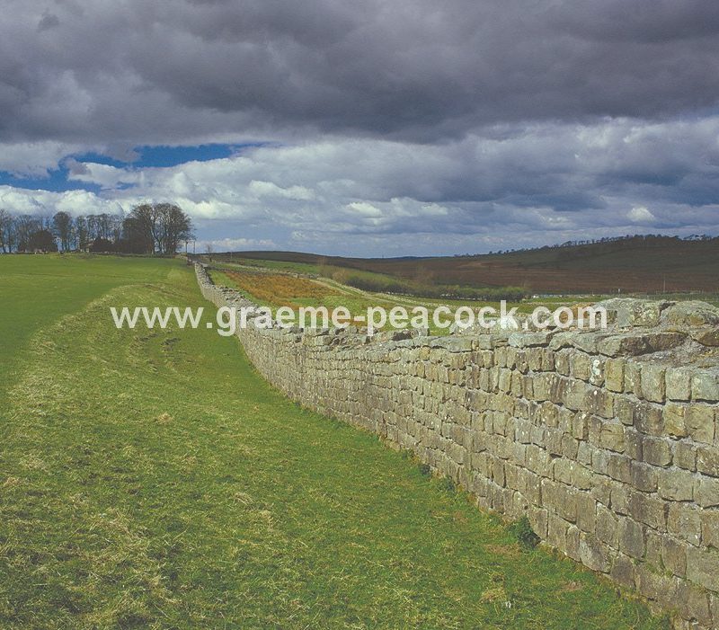 Hadrian's Wall, approaching Birdoswald Fort