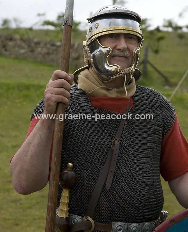 Roman re-enactments, Walltown Quarry, Greenhead, Northumberland, HWNT, NNP