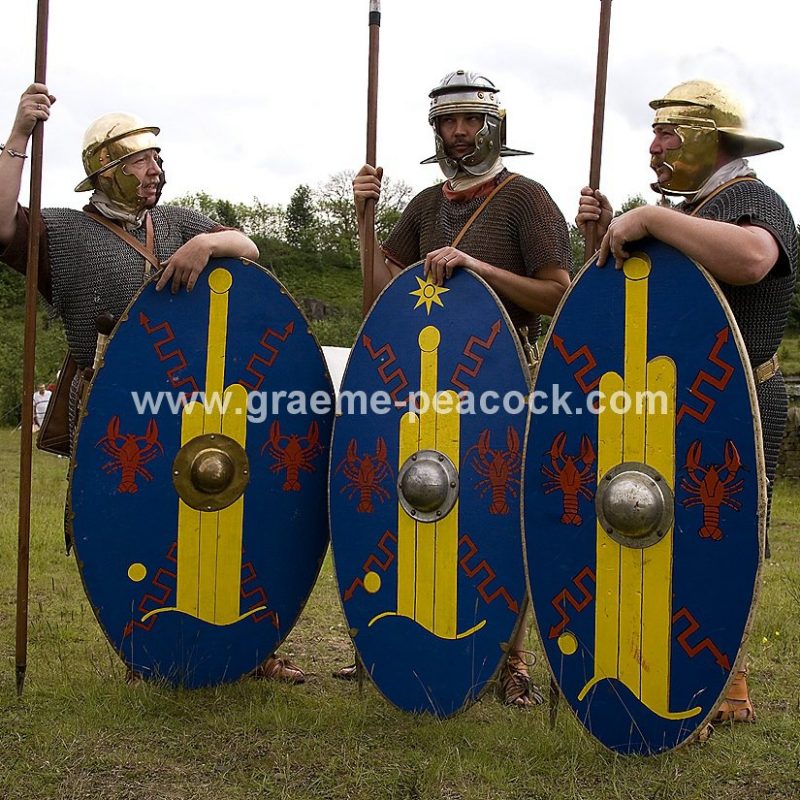 Roman re-enactments, Walltown Quarry, Greenhead, Northumberland, HWNT, NNP