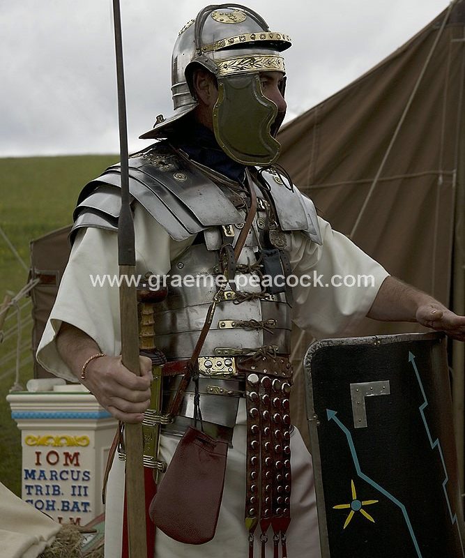 Roman re-enactments, Walltown Quarry, Greenhead, Northumberland, HWNT, NNP