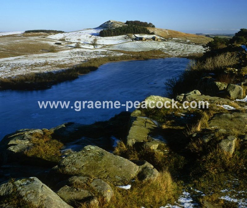 Hadrian's Wall at Crag Lough, from Steel Rigg, Northumberland