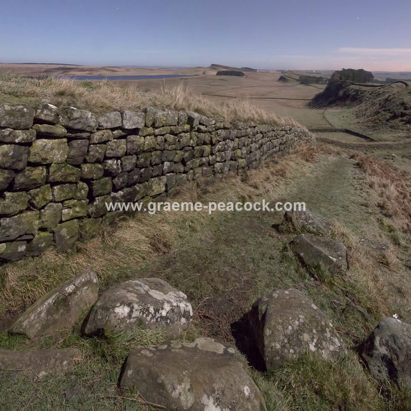 Star gazing under 'Dark Skies' at Hadrian's Wall near Bardon Mill, Northumberland (National Trust)