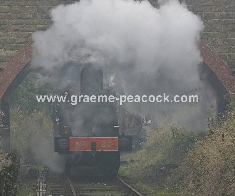 Steam Train, Tanfield Steam Railway, Tanfield, County Durham