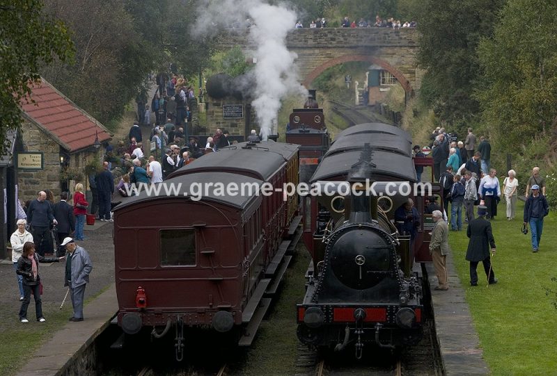 Steams Trains at Tanfield Railway, Tanfield, County Durham