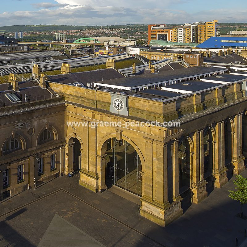 Newcastle Central Station at dawn, Newcastle upon Tyne, Tyne & Wear