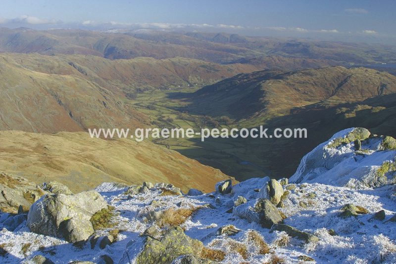 Langdale Valley from Crinkle Crags