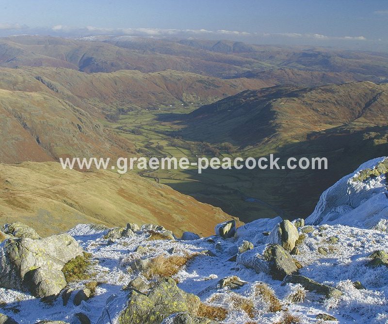 Langdale Valley from Crinkle Crags