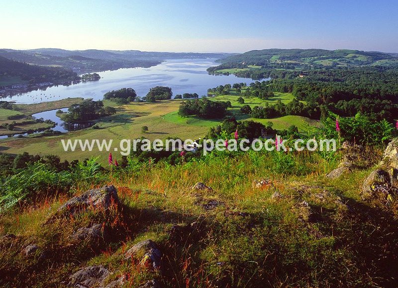 Lake Windermere from Loughrigg Terrace, LDNP, Ambleside, Cumbria