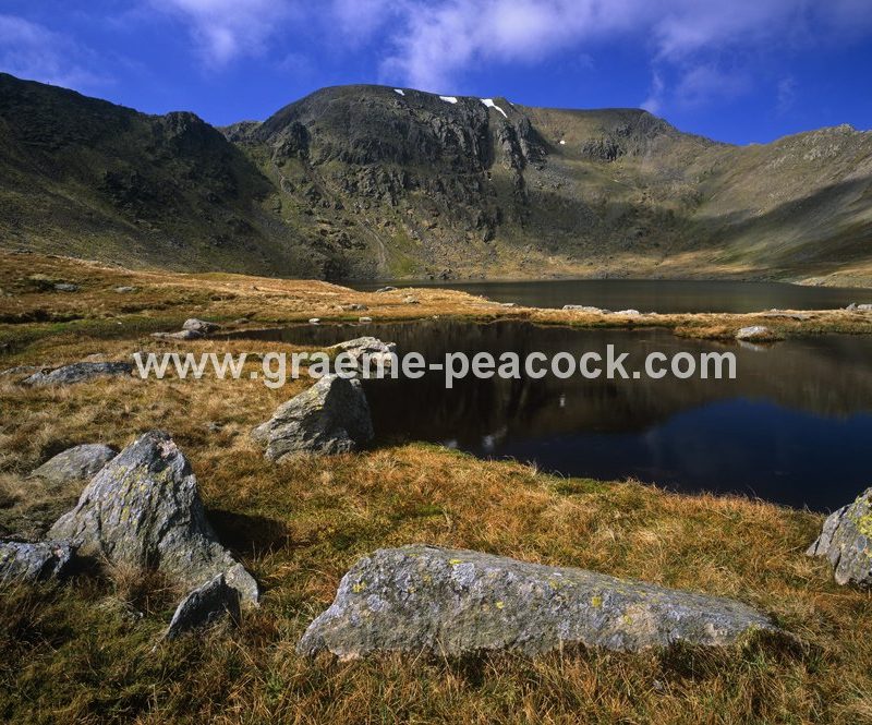 Helvellyn, from Red Tarn near Glenridding, Lake District National Park, Cumbria