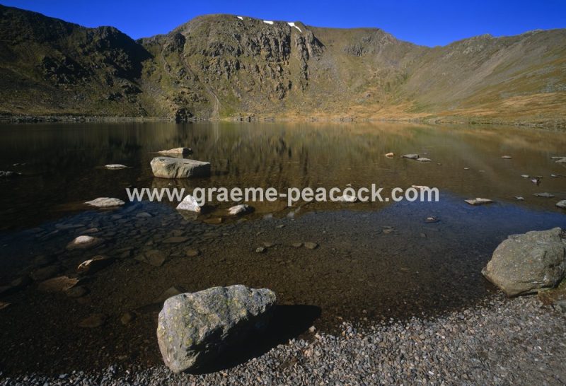 Helvellyn, from Red Tarn near Glenridding, Lake District National Park, Cumbria