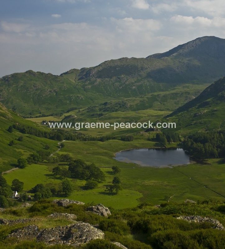 Blea Tarn from Side Pike near Chapel Stile,  Cumbria