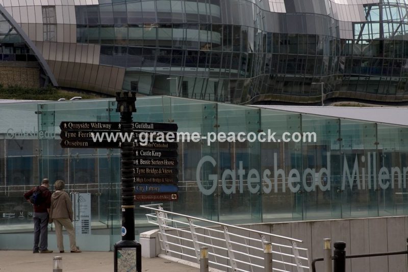 Gateshead Millennium Bridge and the SAGE, Gateshead