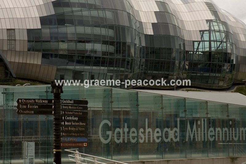 Gateshead Millennium Bridge and the SAGE, Gateshead