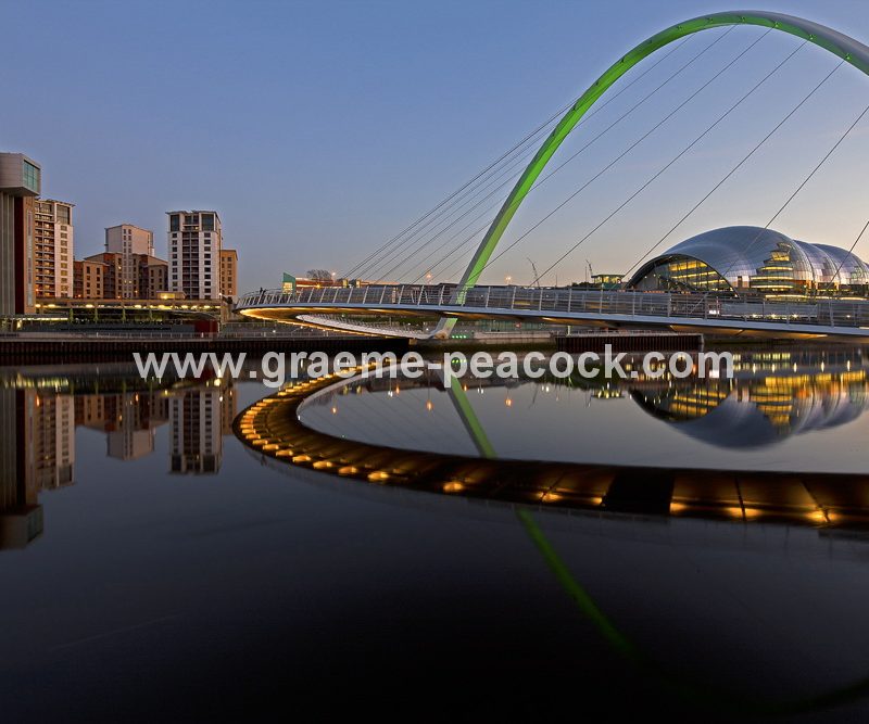 Gateshead Millennium Bridge, Gateshead, Tyne and Wear