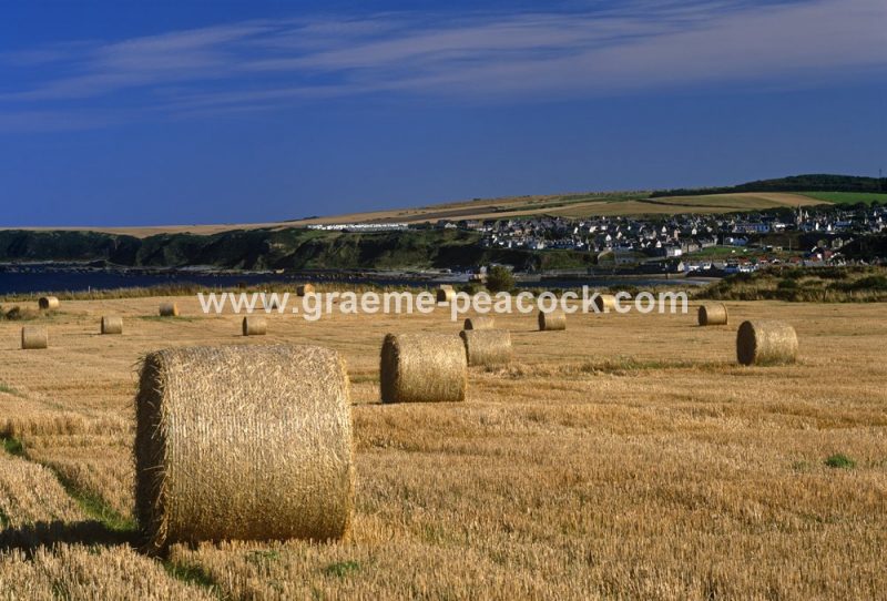 Cullen harbour and village,  Moray Firth,  Scotland