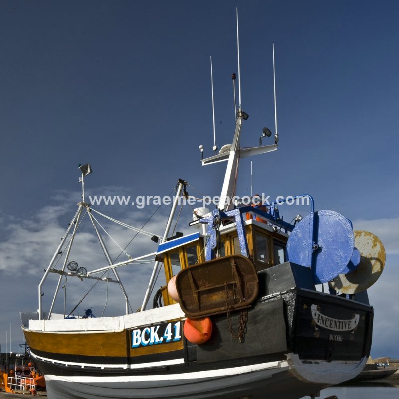 Incentive at Buckie harbour,  Buckie,  Moray,  North east Scotland