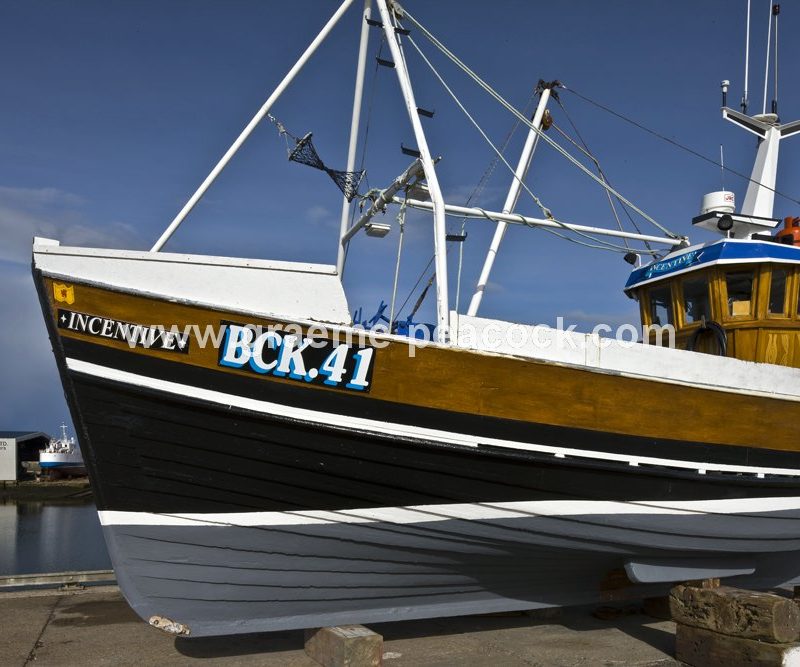 Incentive at Buckie harbour,  Buckie,  Moray,  North east Scotland