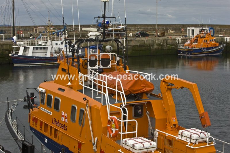 RNLB William Blannin,  Buckie harbour,  Buckie,  Moray,  North east Scotland