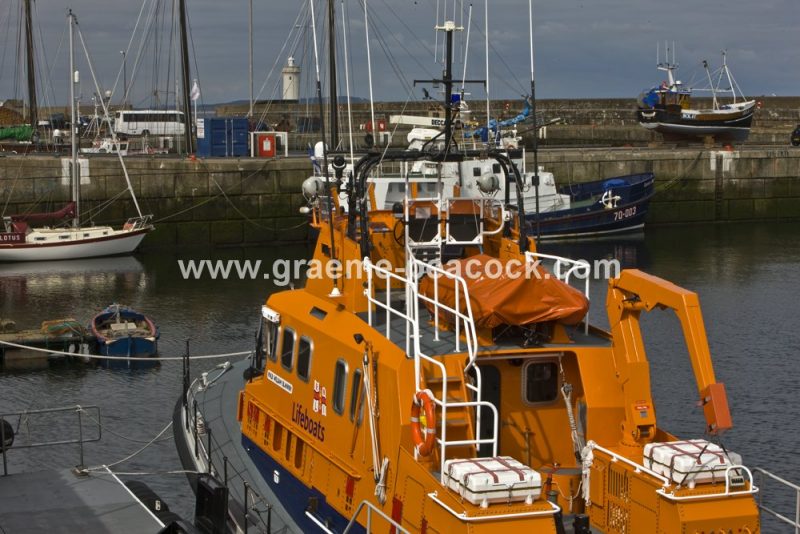 RNLB William Blannin,  Buckie harbour,  Buckie,  Moray,  North east Scotland